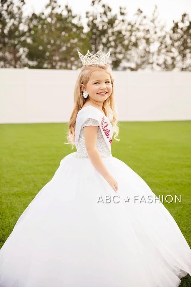 Girls Off Shoulder Tulle Dress by Tiffany Princess 13458