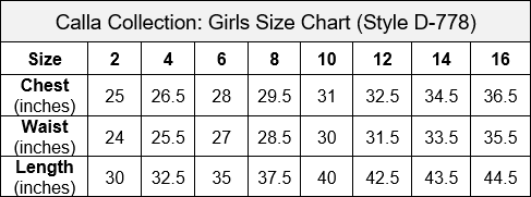 Girls Sleeveless Tulle Dress with Leaf Appliques by Calla D778-Girls Formal Dresses-ABC Fashion