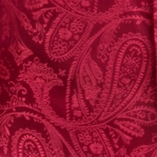 Hot Pink Paisley Bow Ties with Matching Pocket Squares-Men's Bow Ties-ABC Fashion