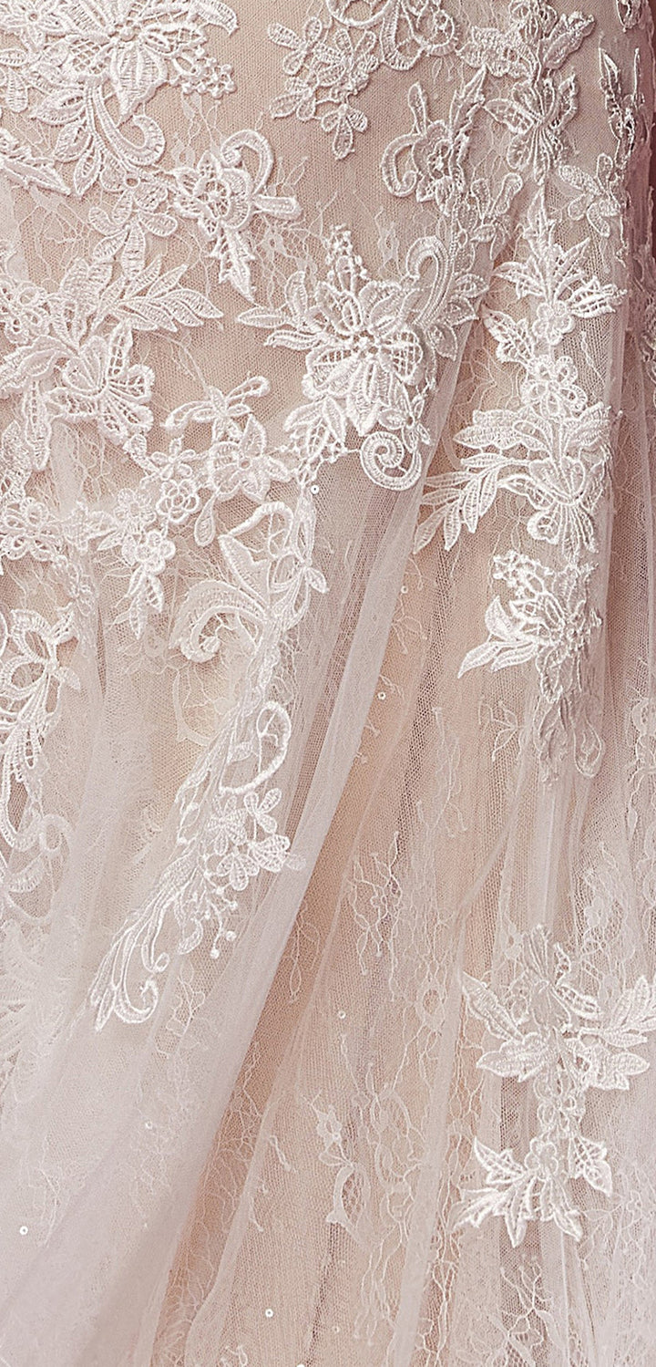 Lace Wedding Mermaid Gown by Nox Anabel H493