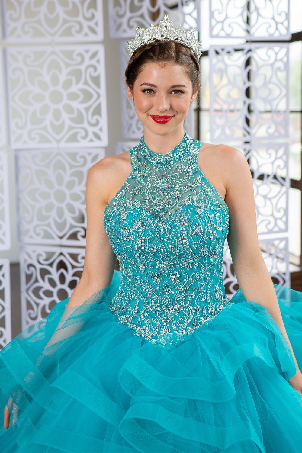 Layered Sleeveless Illusion Quinceanera Dress by Calla KY75178X-Quinceanera Dresses-ABC Fashion
