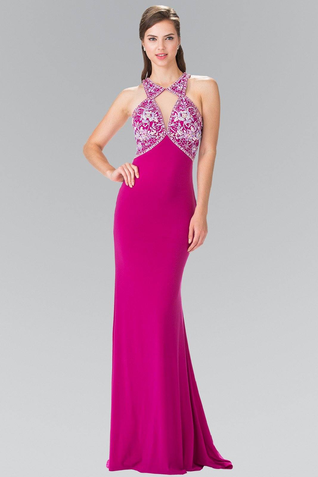 Elizabeth K GL2355 Prom Dress - Magenta | NewYorkDress Elizabeth K GL2355 Prom Dress - Magenta | NewYorkDress