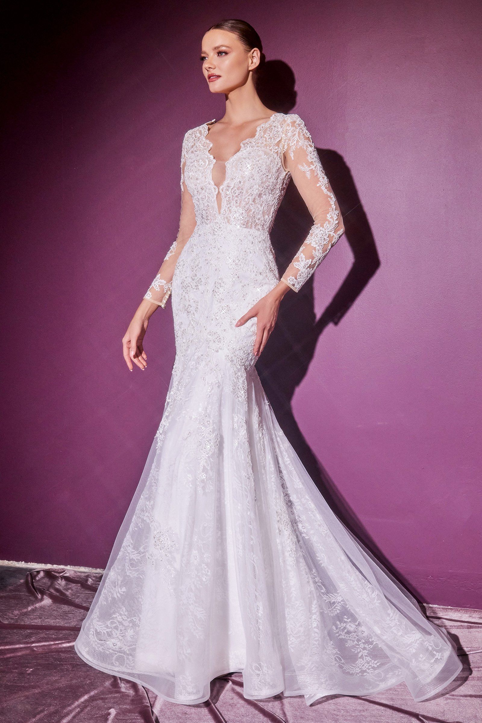 cinderella wedding dress with lace sleeves Cold Shoulder Floral Layered Tulle A-Line Bridal Gown WN307 Cold Shoulder Floral Layered Tulle A-Line Bridal Gown WN307