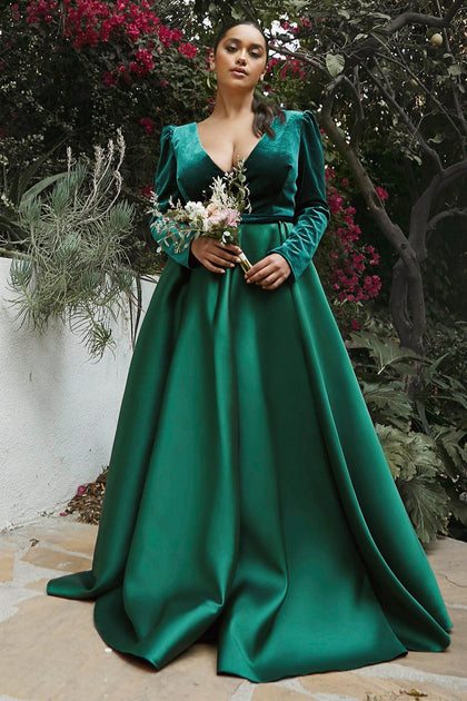 Formal velvet gowns top