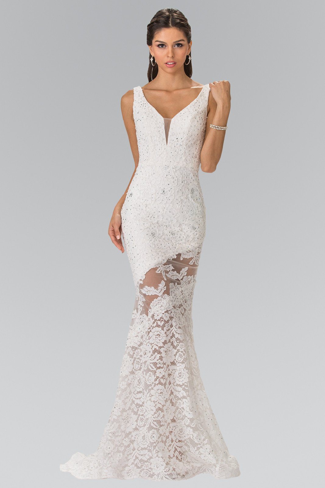 Elizabeth K GL2249CL Prom Dress - Ivory | NewYorkDress