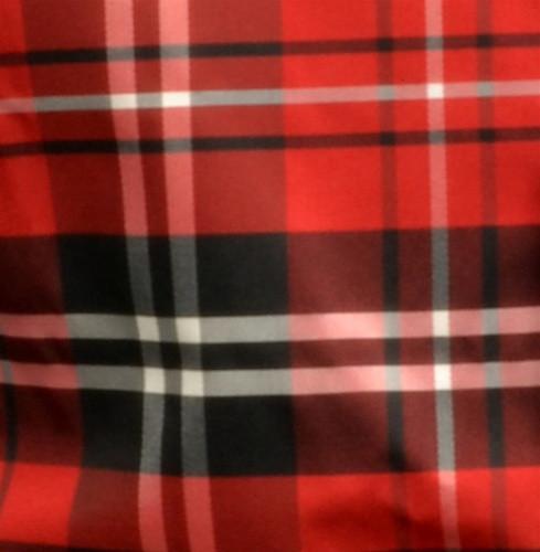 Men's Red Plaid Vest with Neck Tie-Men's Vests-ABC Fashion