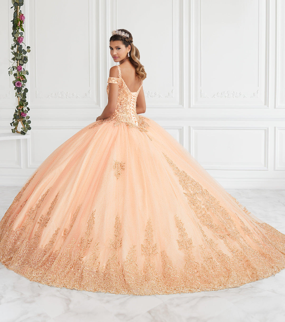 Off Shoulder Lace Quinceanera Dress by House of Wu 26951-Quinceanera Dresses-ABC Fashion