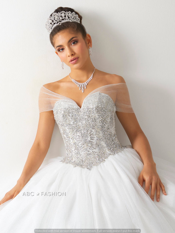 Off Shoulder Quinceanera Dress by Fiesta Gowns 56431