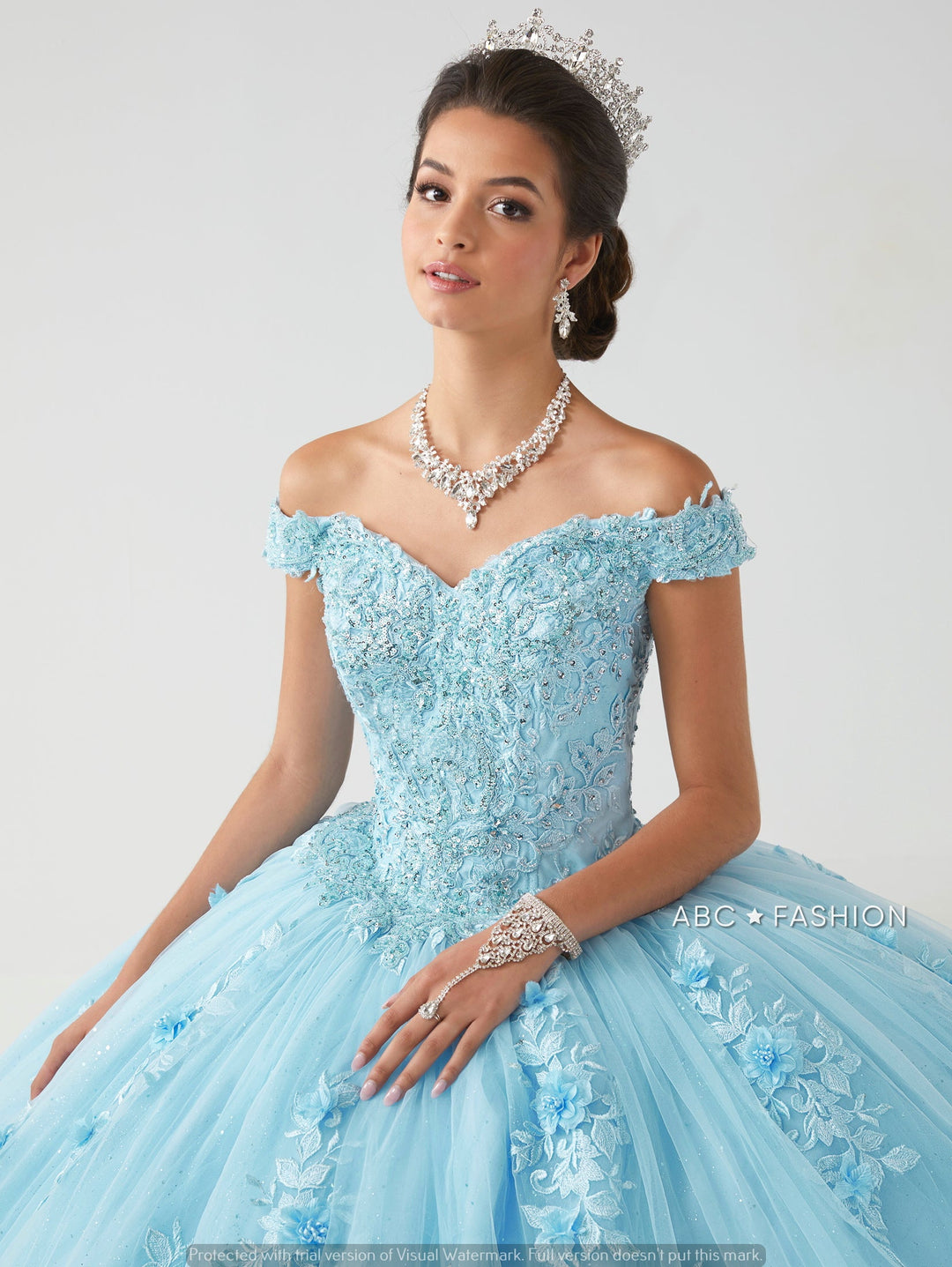 Off Shoulder Quinceanera Dress by House of Wu 26004