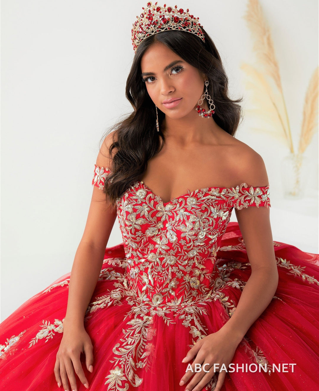 Off Shoulder Quinceanera Dress by House of Wu 26026