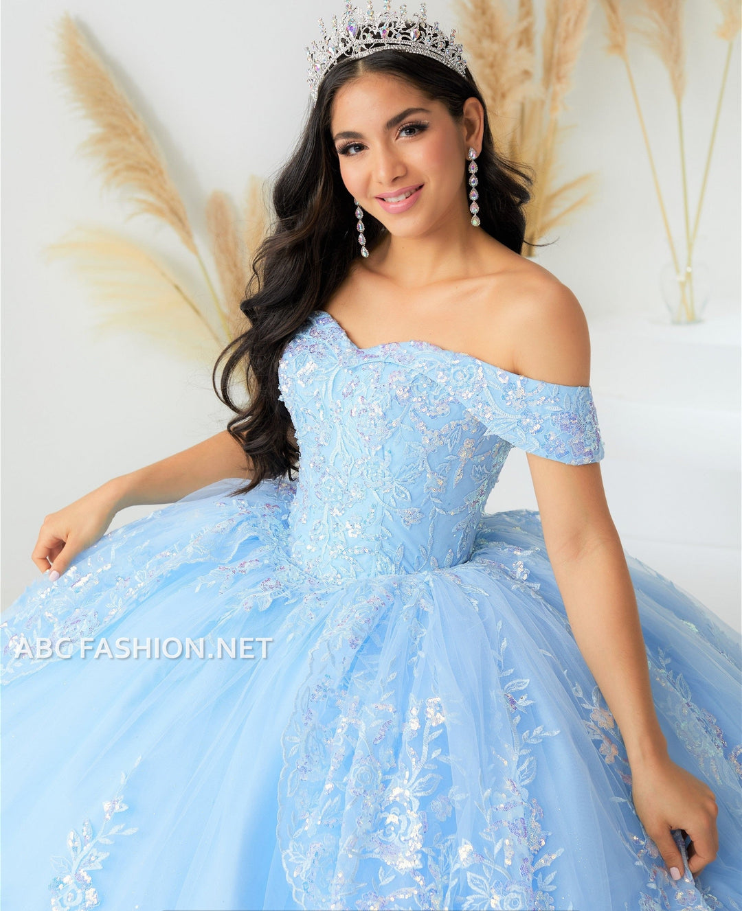 Off Shoulder Quinceanera Dress by House of Wu 26037