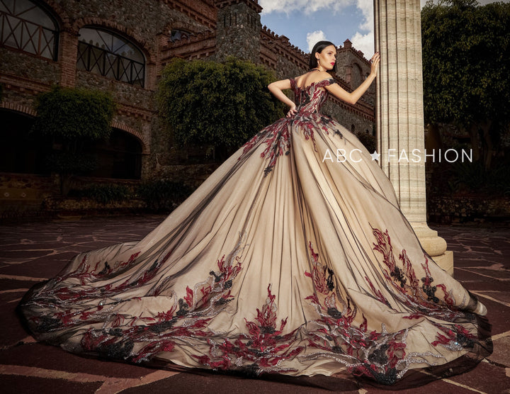 Off Shoulder Quinceanera Dress by Ragazza EV10-610