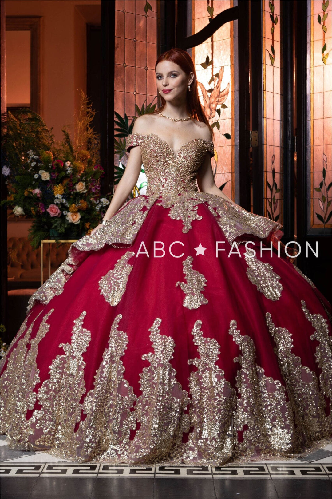 Off Shoulder Quinceanera Dress by Ragazza EV18-618