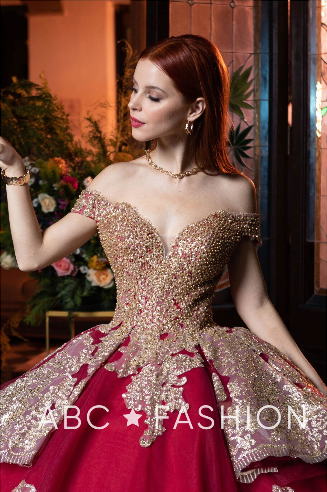 Off Shoulder Quinceanera Dress by Ragazza EV18-618