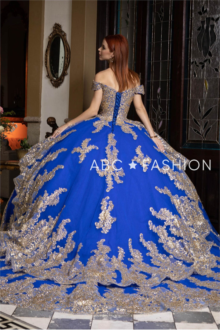 Off Shoulder Quinceanera Dress by Ragazza EV18-618