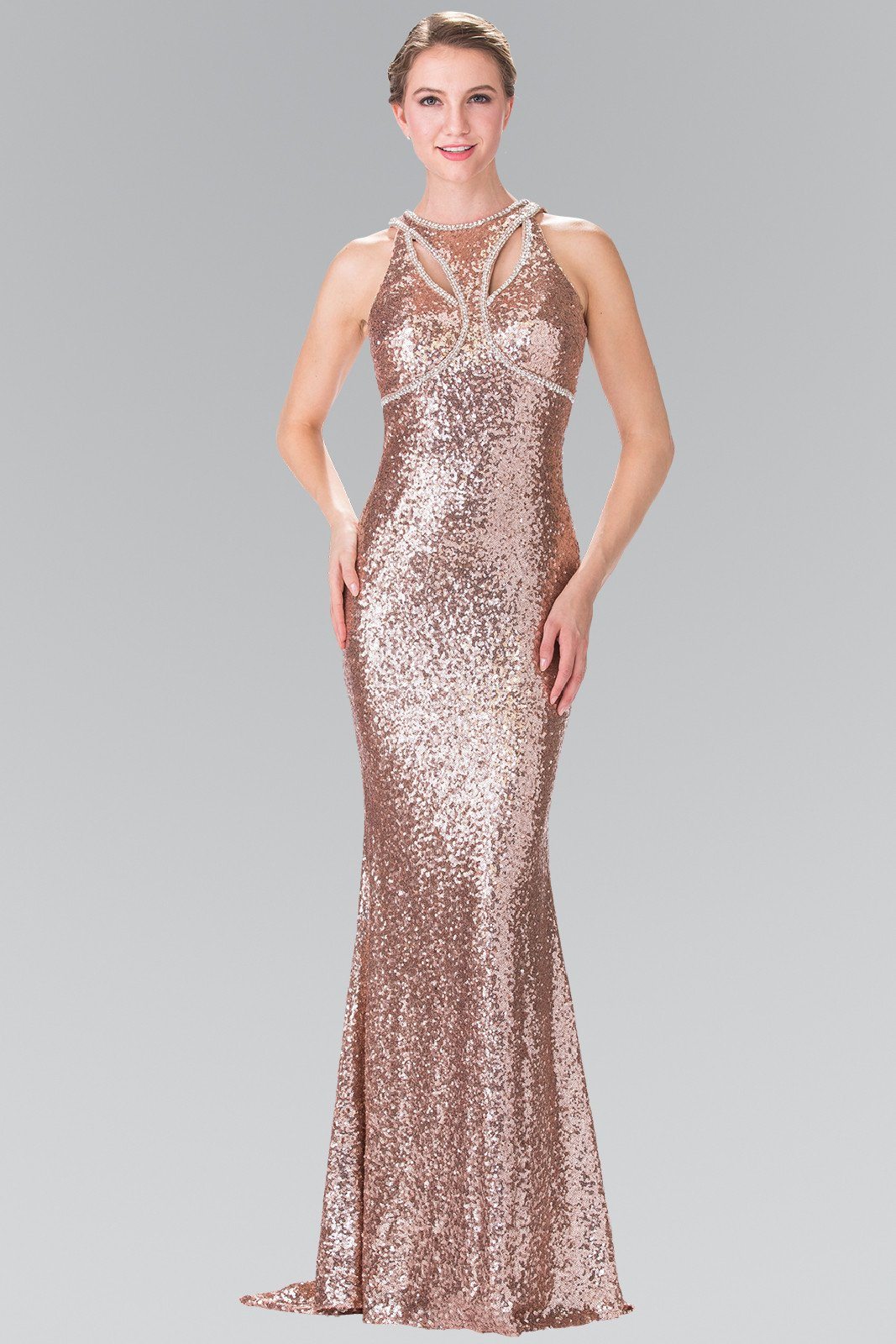 Elizabeth K GL2217 Prom Dress - Rose Gold | NewYorkDress Elizabeth K GL2217 Prom Dress - Rose Gold | NewYorkDress