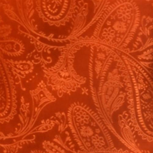Orange Paisley Bow Ties with Matching Pocket Squares-Men's Bow Ties-ABC Fashion