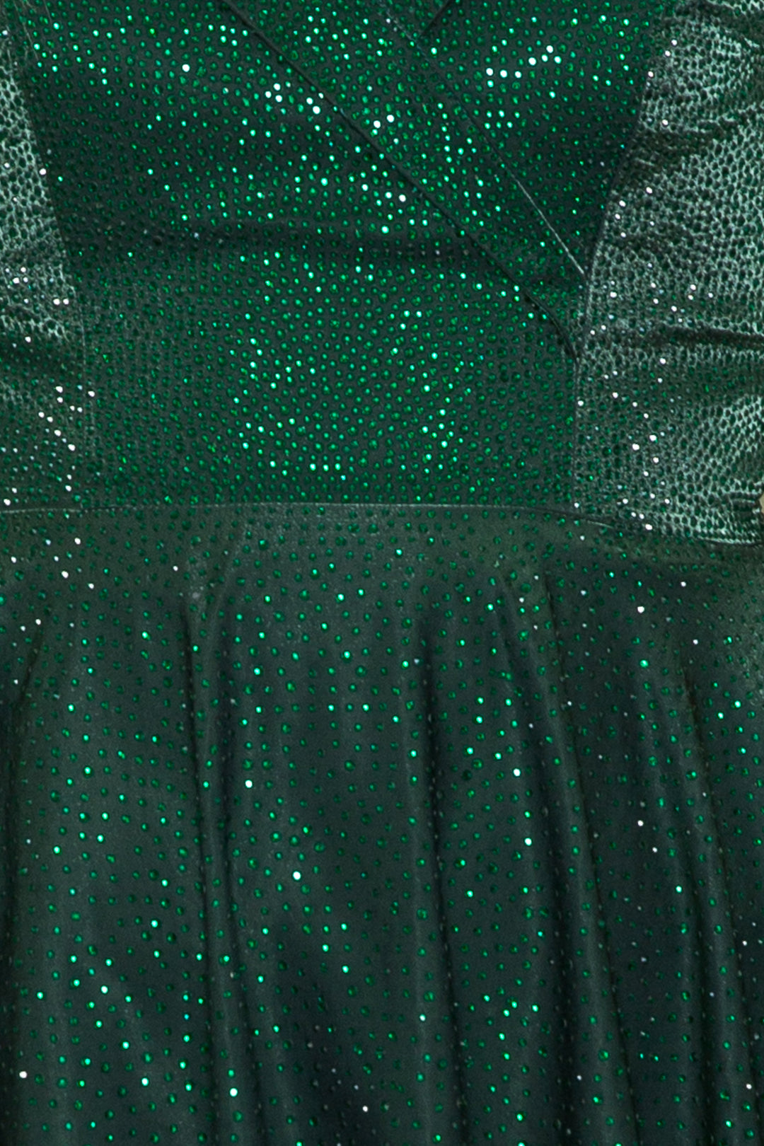 Plus Size Rhinestone Off Shoulder Gown by Poly USA W1112
