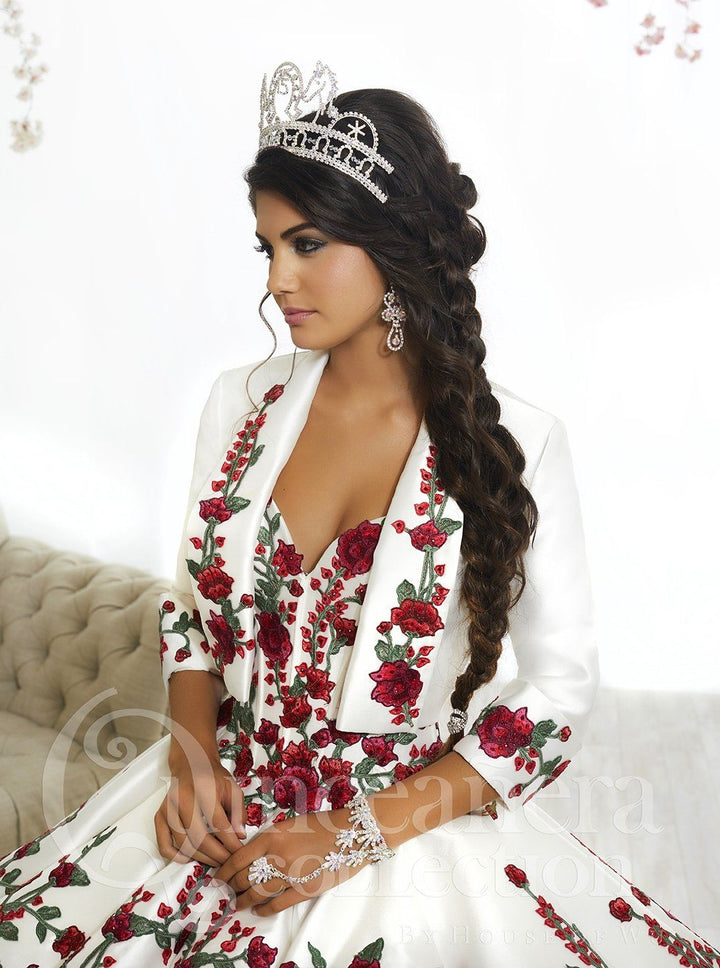 Rose Charro Quinceanera Dress by House of Wu 26892-Quinceanera Dresses-ABC Fashion