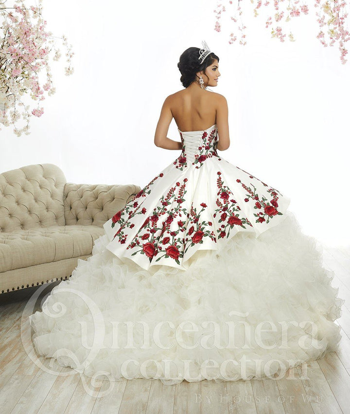 Rose Charro Quinceanera Dress by House of Wu 26892-Quinceanera Dresses-ABC Fashion