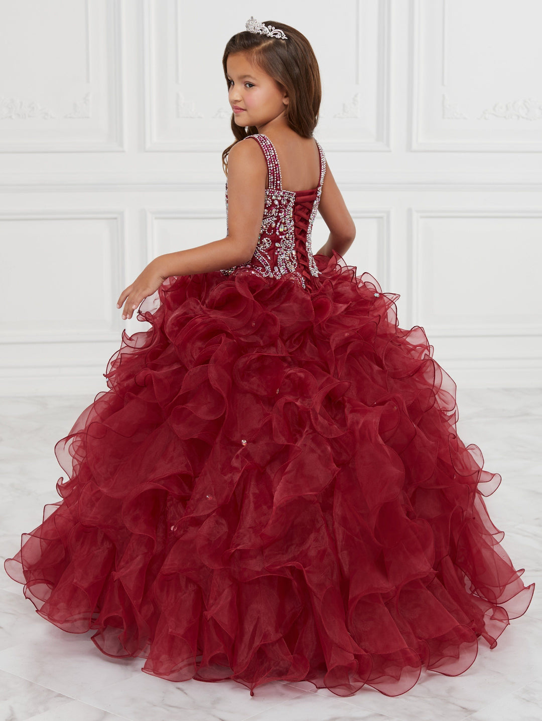 Ruffled Strapless Quinceanera Dress by House of Wu 26833-Quinceanera Dresses-ABC Fashion