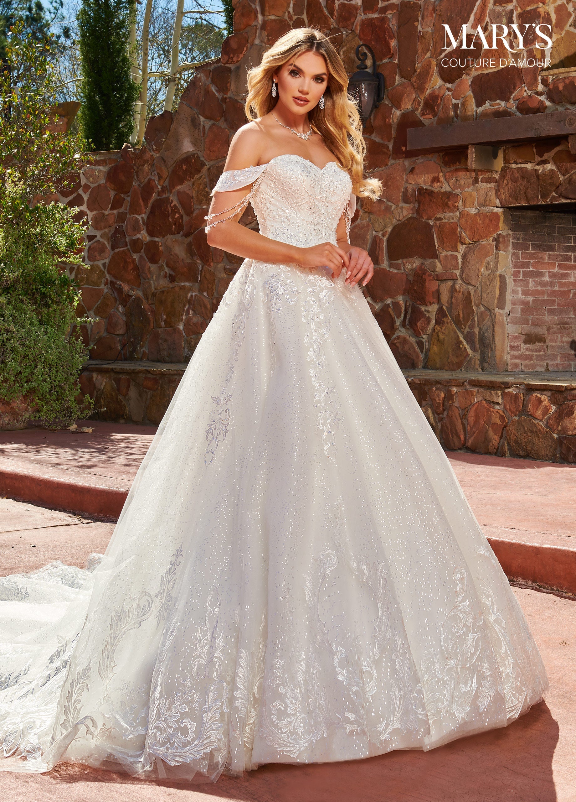 sweetheart sequin wedding dress Strapless Wedding Dress by Deklaire Bridal 486