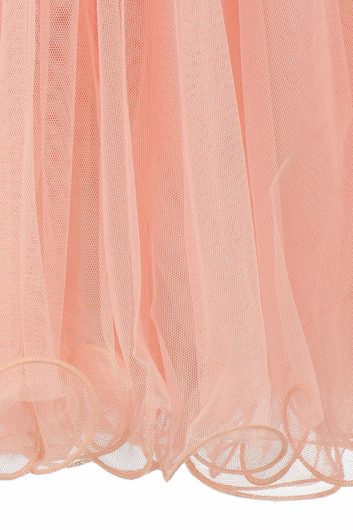 Short Ruffled Dress with Lace Bodice by Cinderella Couture 5010-Short Cocktail Dresses-ABC Fashion