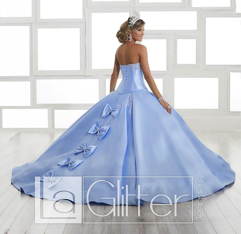 Strapless Mikado Dress by House of Wu LA Glitter 24029-Quinceanera Dresses-ABC Fashion