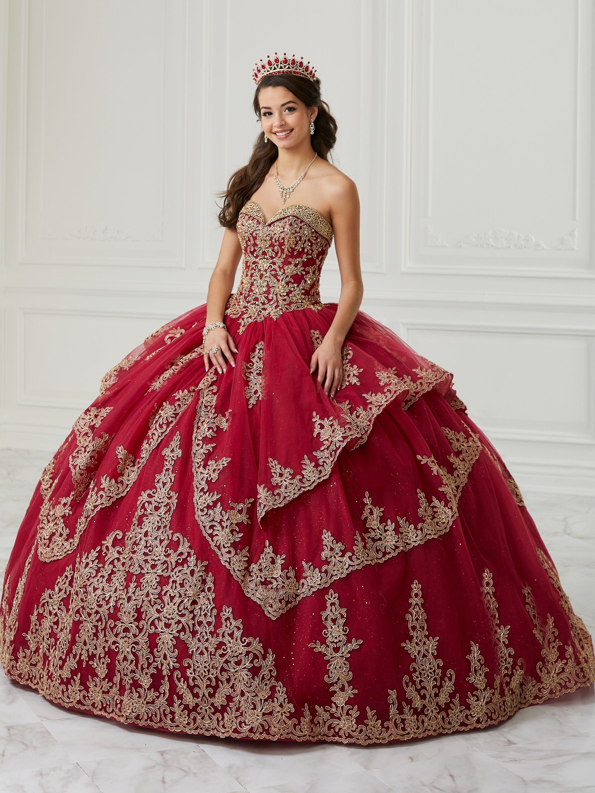 strapless-quinceanera-dress-by