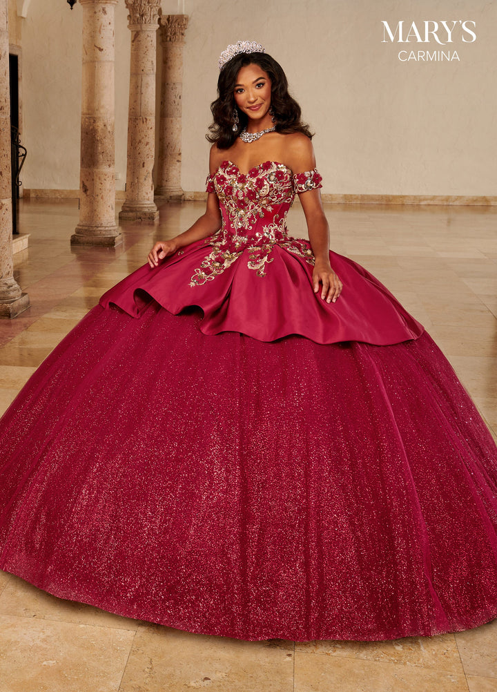 Strapless Quinceanera Dress by Mary's Bridal MQ1097