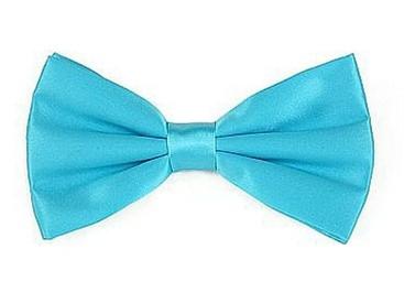 Turquoise Bow Ties with Matching Pocket Squares-Men's Bow Ties-ABC Fashion