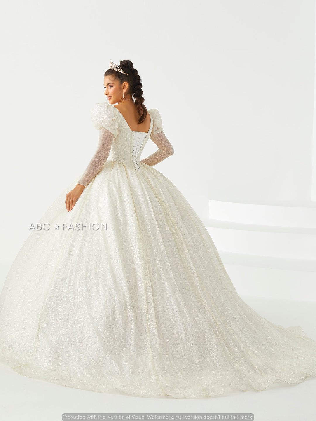 V-Neck Quinceanera Dress by Fiesta Gowns 56442