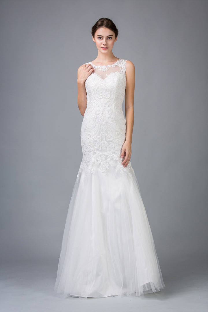 Sleeveless Bridal Mermaid Dress by Eureka 6701