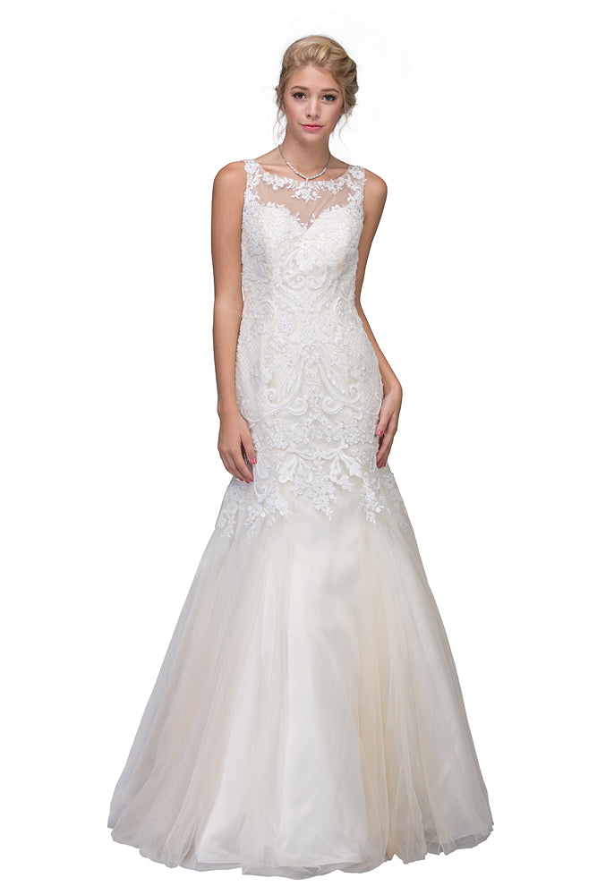 Sleeveless Bridal Mermaid Dress by Eureka 6701