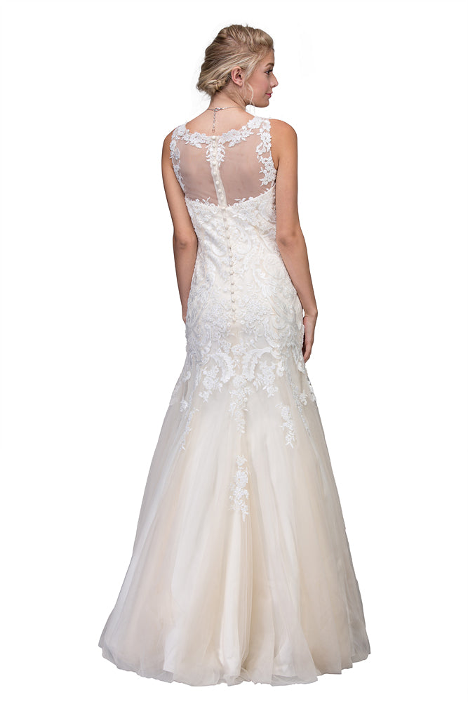 Sleeveless Bridal Mermaid Dress by Eureka 6701
