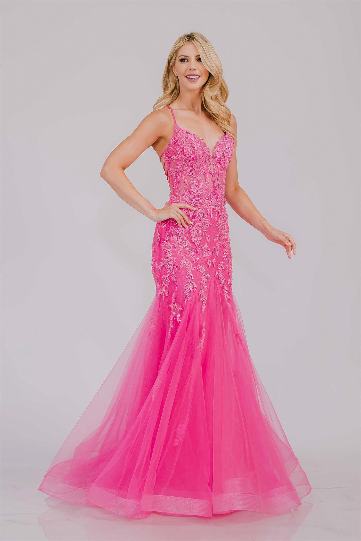 Sleeveless Mermaid Dress by Amelia Couture 2120 – ABC Fashion