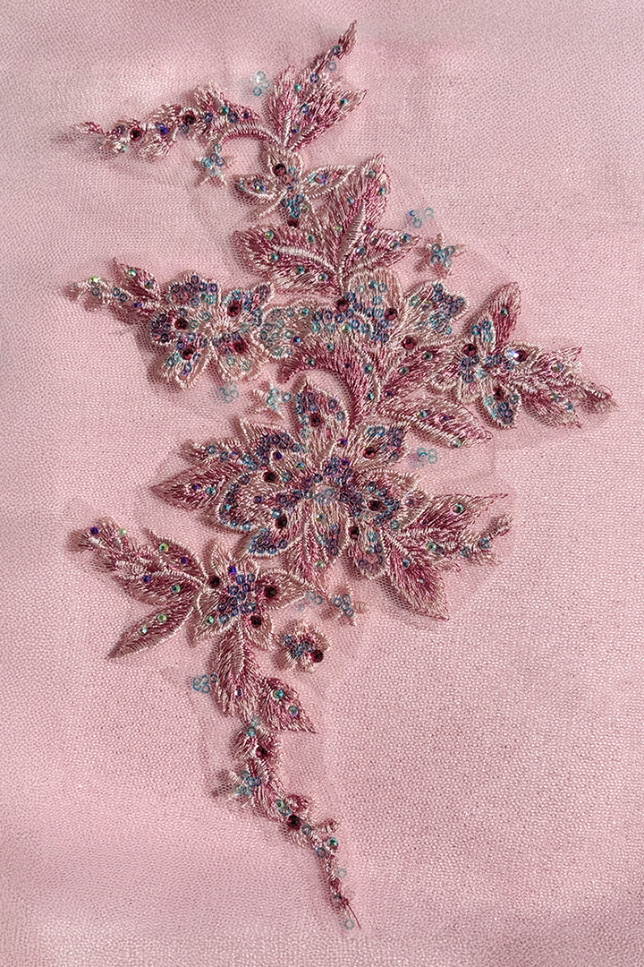 Applique V-Neck A-line Gown by Amelia Couture SU088