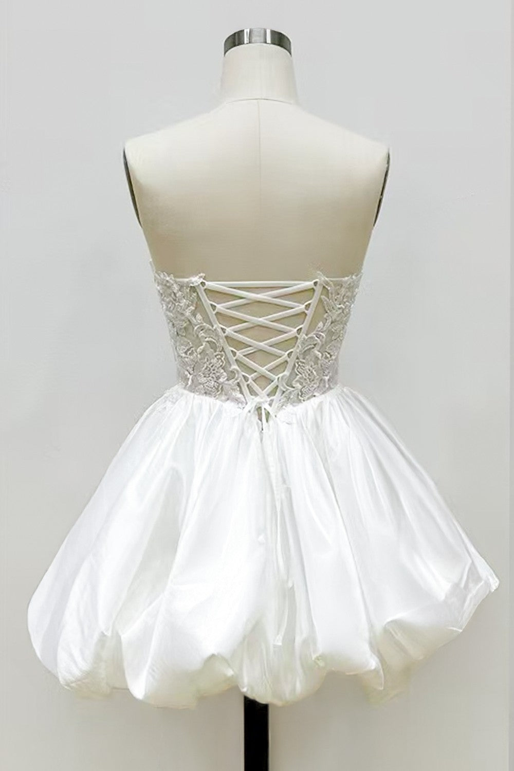 Applique Short Strapless Dress by Amelia Couture 5081S