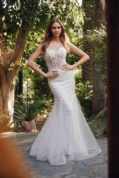 Elegant Halter Mermaid Lace Long Cheap Wedding Dresses, WDS0047 –  QueenaBridal