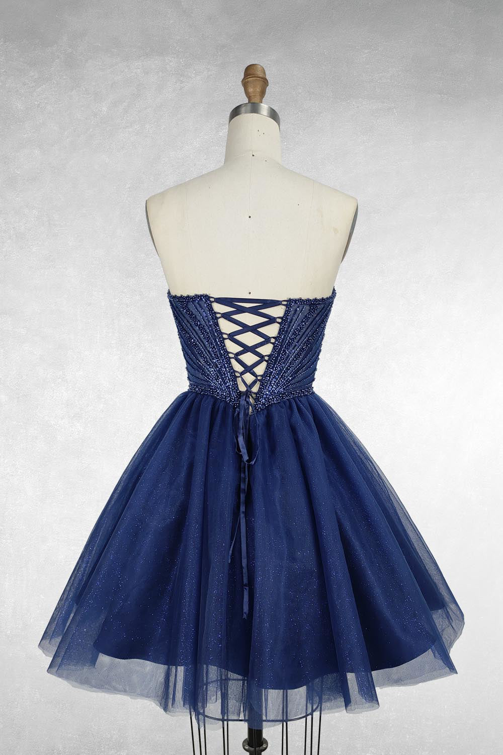 Tulle Short Strapless Dress by Amelia Couture JQ1103S