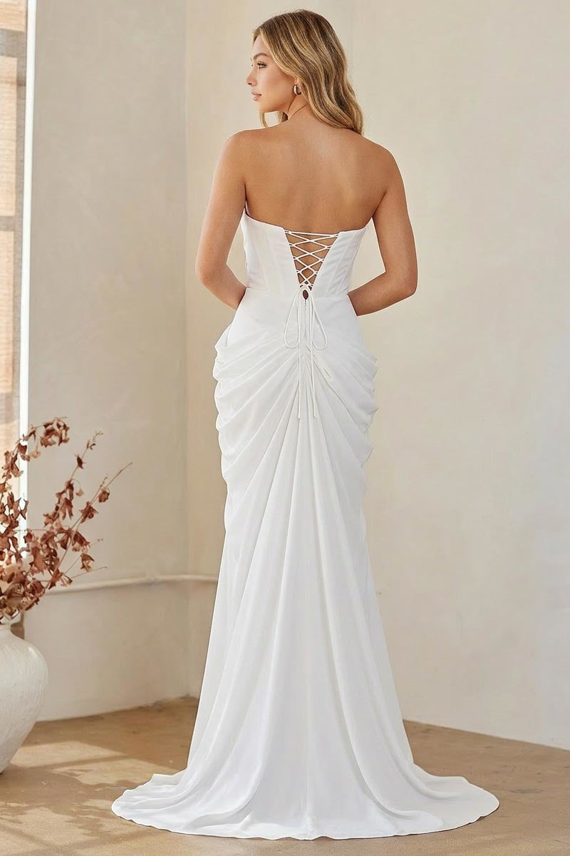 Fitted Strapless Gown by Amelia Couture 6149