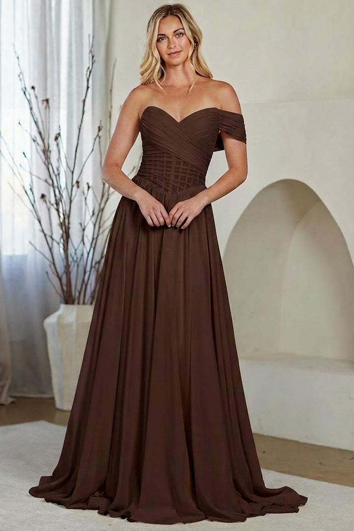 One Shoulder A-line Gown by Amelia Couture 9097