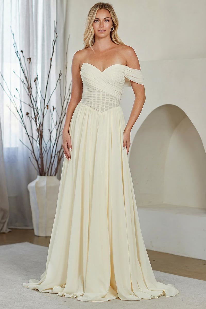 One Shoulder A-line Gown by Amelia Couture 9097