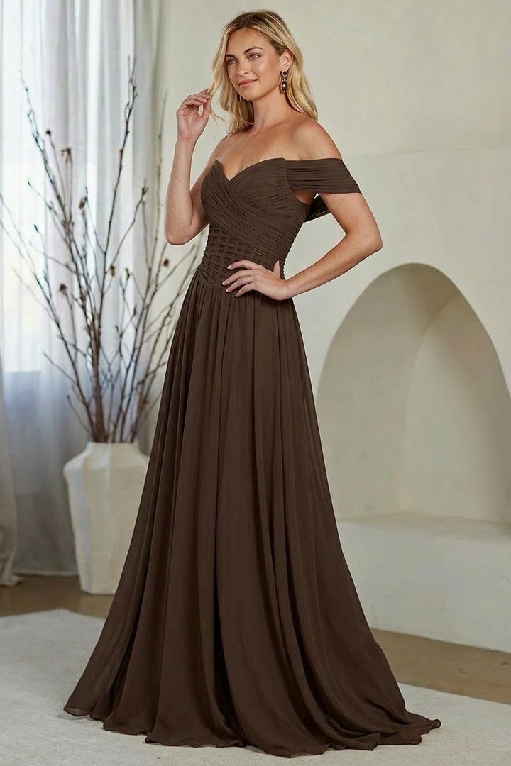 One Shoulder A-line Gown by Amelia Couture 9097