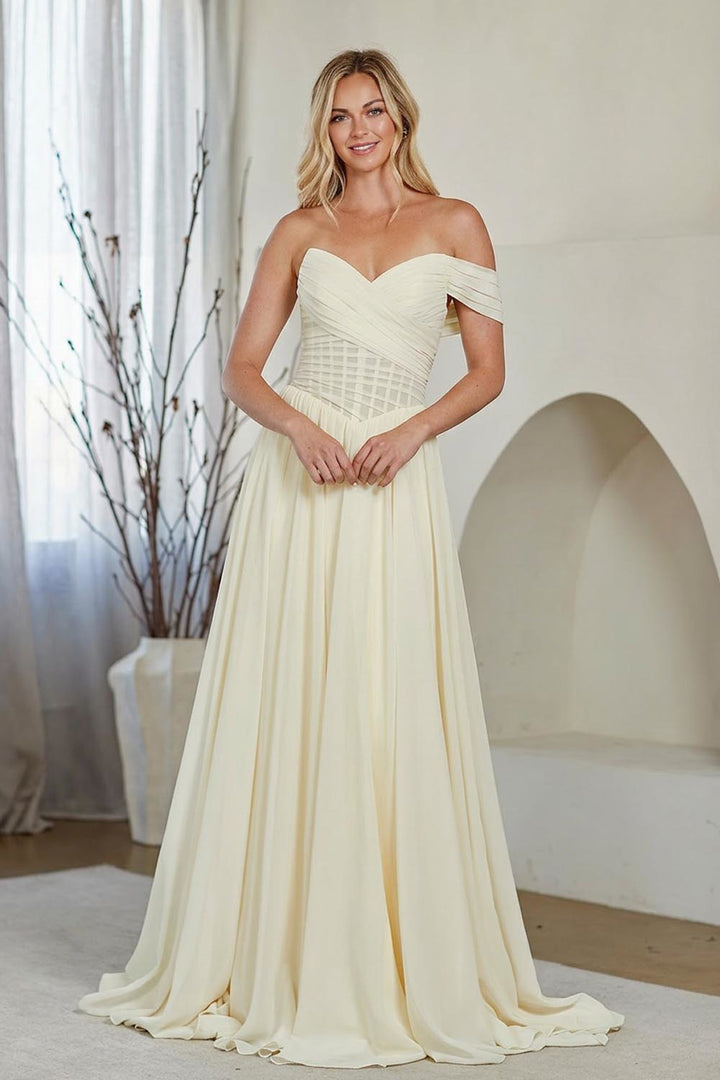 One Shoulder A-line Gown by Amelia Couture 9097