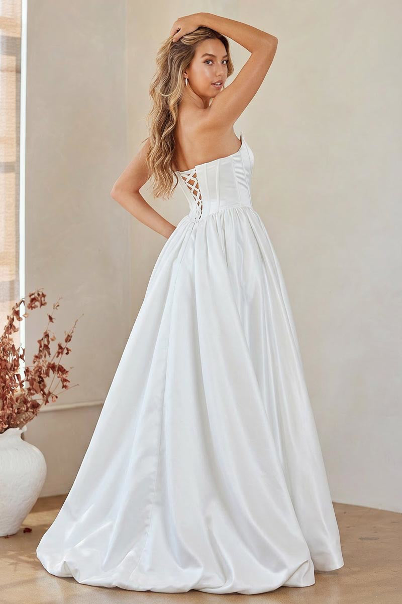 Strapless A-line Bubble Gown by Amelia Couture 2085