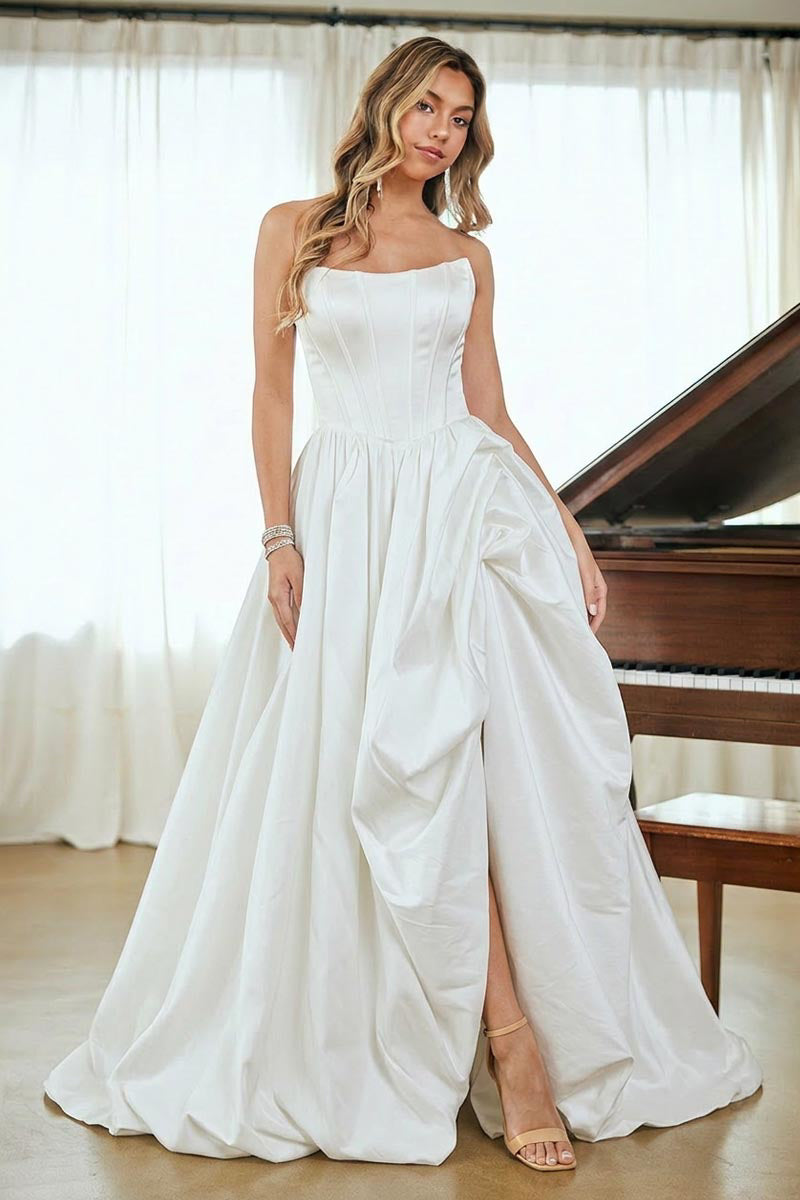 Strapless A-line Bubble Gown by Amelia Couture 2085