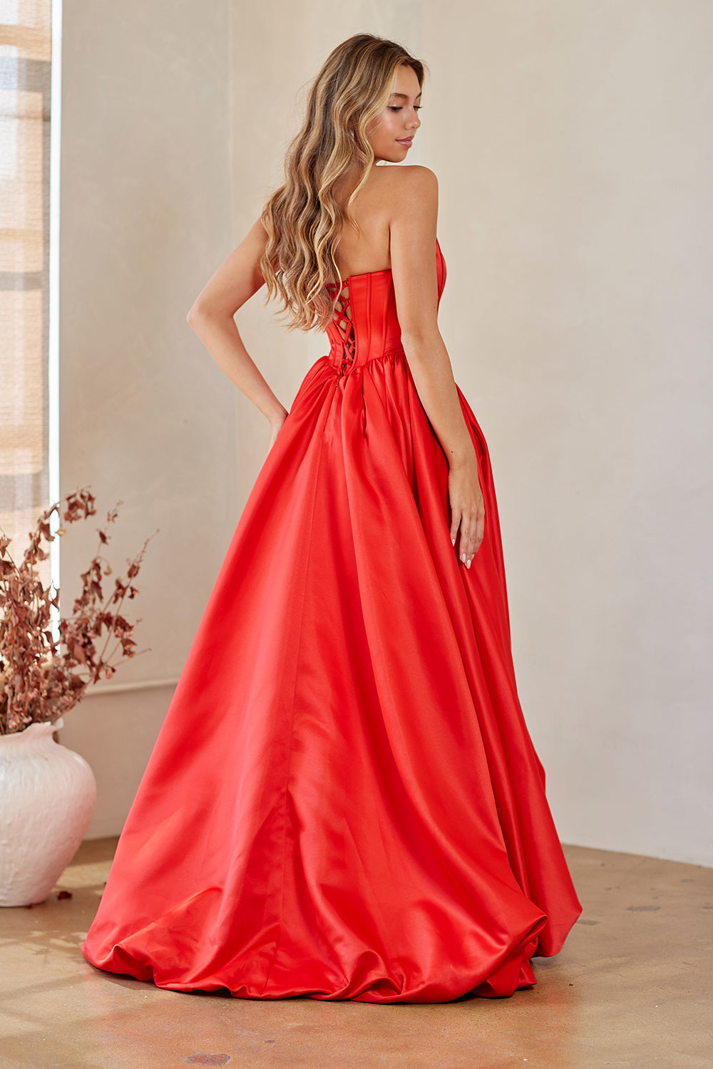 Strapless A-line Bubble Gown by Amelia Couture 2085