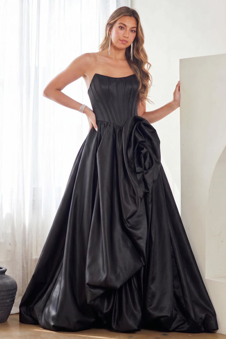 Strapless A-line Bubble Gown by Amelia Couture 2085