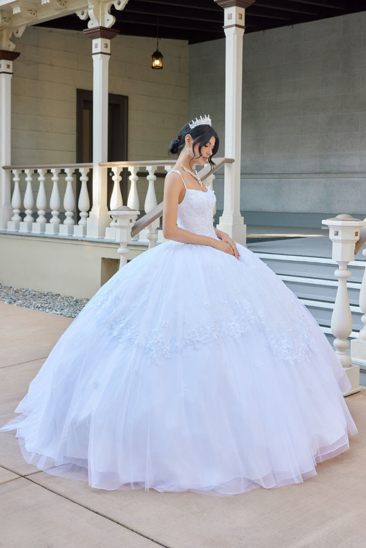 Applique Sleeveless Ball Gown by Juliet JT1496HW